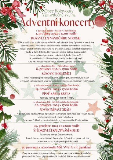 ADVENTNÍ KONCERTY V OBCI