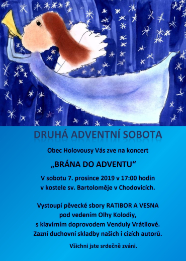 Druhá adventní sobota 7.12.2019