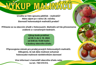 VÝKUP MALINÁČŮ