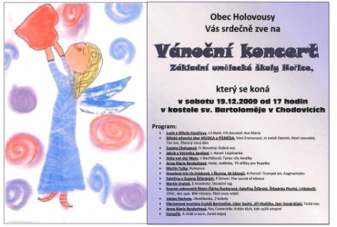 VÁNOČNÍ KONCERT, Chodovice