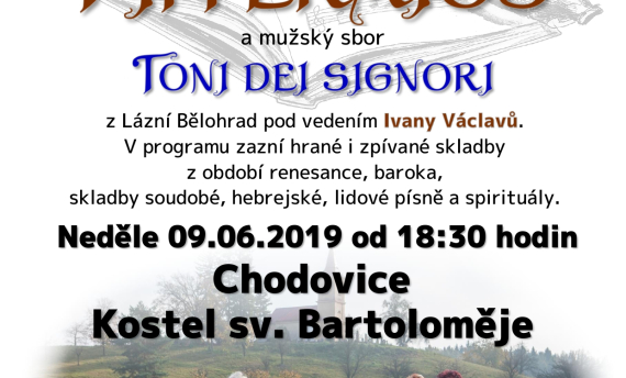 Letní koncert v kostele sv. Bartoloměje v Chodovicích
