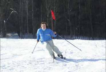 Sjezdové lyžování v Mezihoří 18. 2. 2006