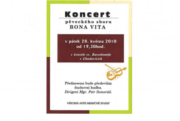 Koncert pěveckého sboru BONA VITA